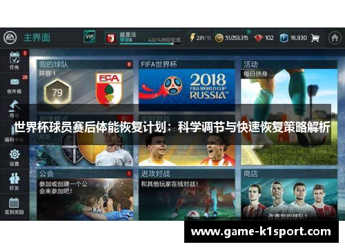 世界杯球员赛后体能恢复计划：科学调节与快速恢复策略解析