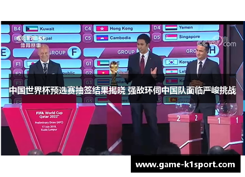 中国世界杯预选赛抽签结果揭晓 强敌环伺中国队面临严峻挑战